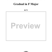 Graduale ad festum b. M. v. "Sancta Maria, mater Dei," K273