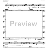 Aria - Duet from Cantata No. 78 - Bassoon 1 or Bass Clarinet 1