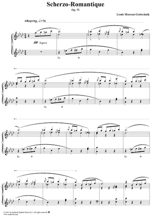 Scherzo-Romantique, Op. 73