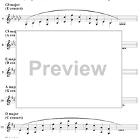 Arpeggio Studies - B-flat Instruments