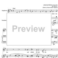 Wie Melodien zieht es mir Op.105 No. 1