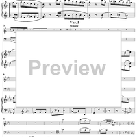 Piano Trio No. 6 in G Major K564 - Piano Score