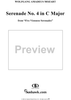 Serenade No. 4 in C Major from "Five Viennese Serenades" - Violin 1