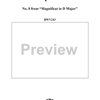 Deposuit (Aria), No. 8 from "Magnificat in D Major"