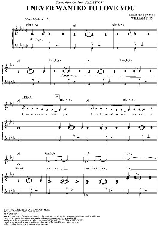 I Never Wanted to Love You