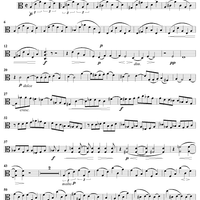 String Quartet No. 2 in A Minor, Op. 51 - Viola