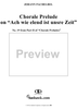 Chorale Preludes, Part II, In allgemeiner Landesnot, 19. Ach wie elend ist unsre Zeit (Aus tiefer Not schrei ich zu dir)