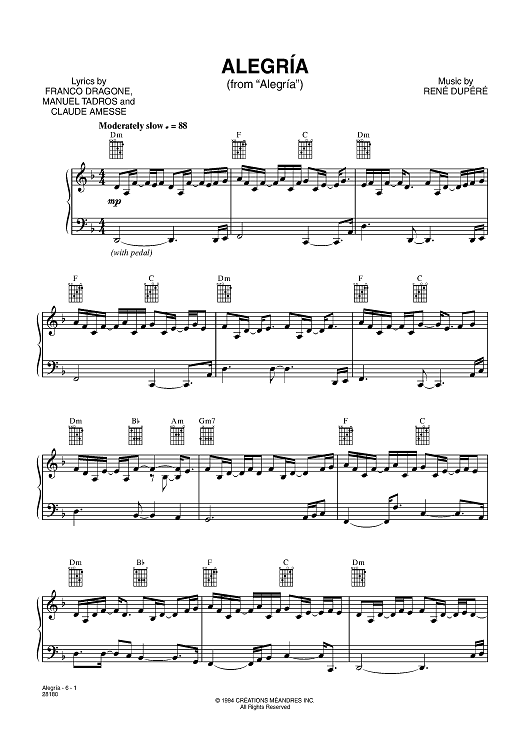 ALEGRÍA (from “Alegría”)