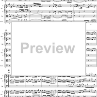 Orchestral Suite No. 1 in C Major - Score