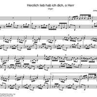 Herzlich lieb hab ich dich, o Herr BWV 1115