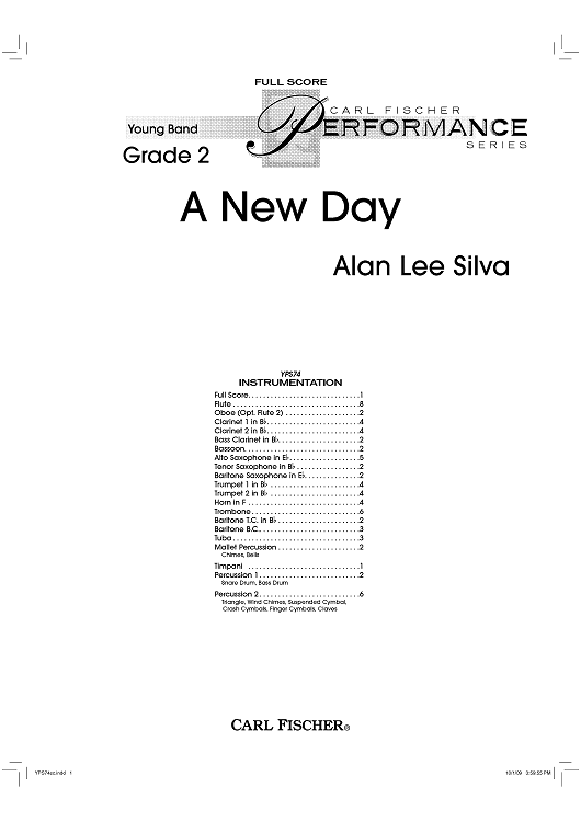A New Day - Score
