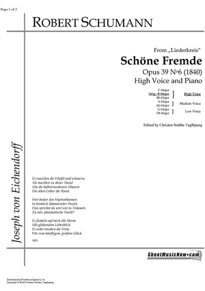 Schöne Fremde Op.39 No. 6