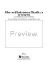 Three Christmas Medleys for String Trio - Viola
