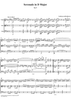Serenade in D Major, Op. 8 - Score