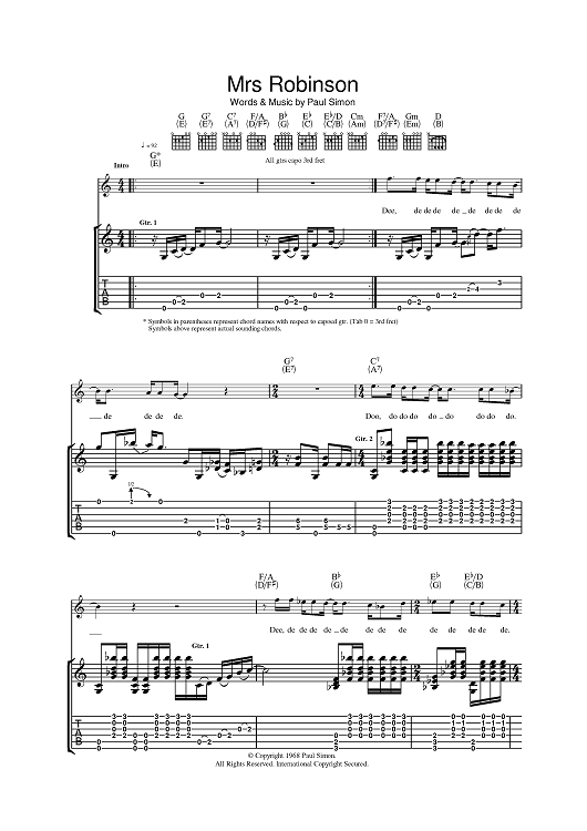 激レア　ドン・ロス　Don Ross TAB譜 Answer Book（CD付） Mrs. Robinson