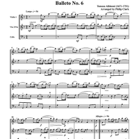 Baroque Masters - for String Trio - Score
