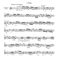 Bündner Tänze Op.108b - Basset Horn in F