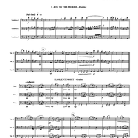 Three Christmas Carols - Score