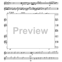 Fünffstimmigter blasender Music - B-flat Trumpet 1