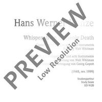 Whispers from Heavenly Death - Full Score
