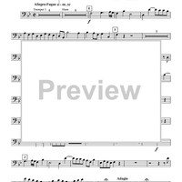 Allegro and Fugue from Oboe Concertos 1 and 2 - Trombone