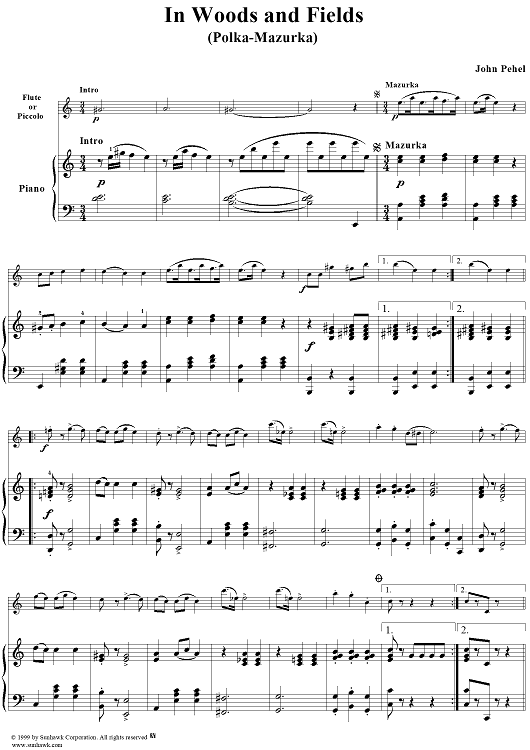 In Woods and Fields (Polka-Mazurka)