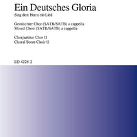 Ein Deutsches Gloria - Choral Score