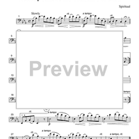 Nobody Knows the Trouble I've Seen - Part 3 Cello or Bassoon