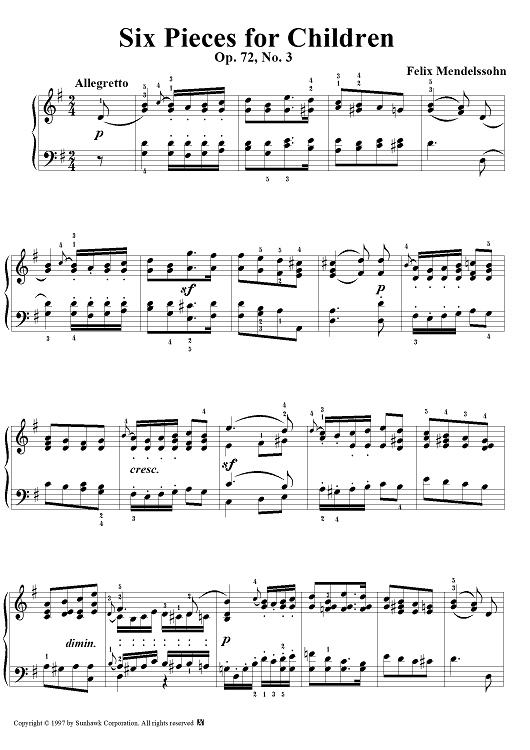 Op. 72, No. 3: Allegretto