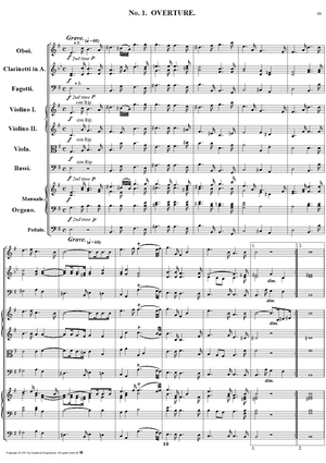 Messiah, no. 1: Overture - Full Score