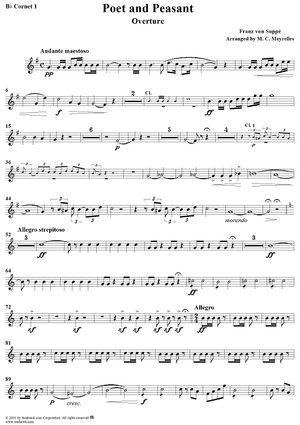 Poet and Peasant: Overture - Cornet 1