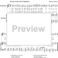 Scheiden - No. 16 from "28 Volkslieder"  WoO 32