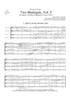Two Madrigals, Vol. 5 - from Morley's "First Book of Madrigals to 4 Voices" (1594) - Score