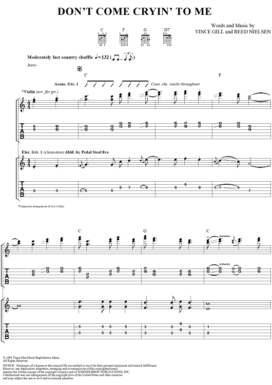 Don't Come Cryin' to Me