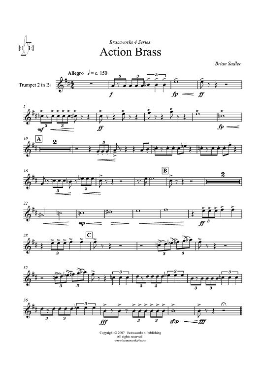 Action Brass - Trumpet 2 in B-flat