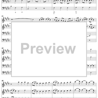 Quartet in E major - Full Score