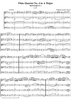 Flute Quartet No. 4, Movement 1 - Score