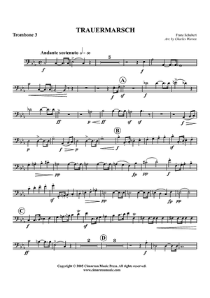 Trauermarsche, Op. 55 - Trombone 3