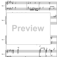 French Suite  6 E Major BWV 817 - Score