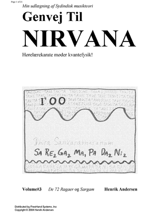 Genvej til Nirvana  Vol.3 - De 72 Ragaer og Sargam