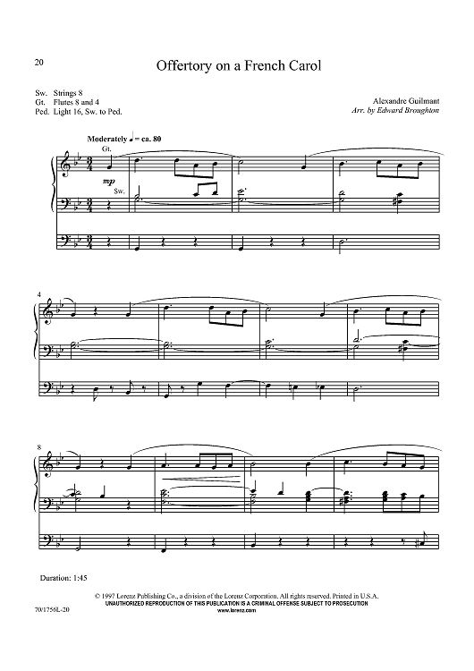 Offertory on a French Carol