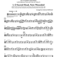 Hymns of Sacrifice and Triumph for 2 Violins and Piano - Viola (for Violin 2)