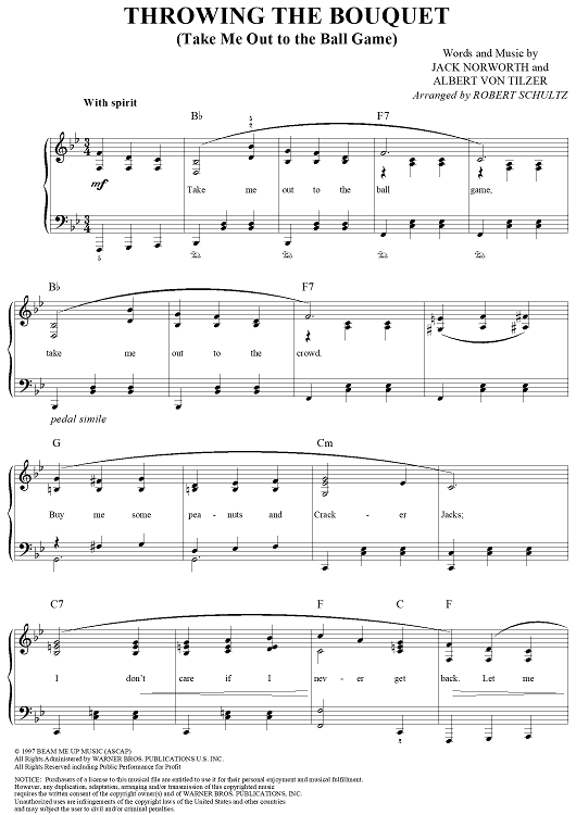 Throwing the Bouquet