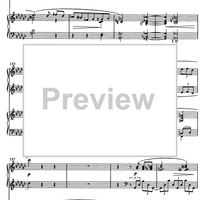 Theme and Variations Op.139 - Score