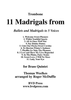 Ballets and Madrigals to 5 Voices (1598) - Trombone