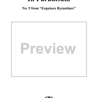 In Paradisum, No. 9 from "Esquisses Byzantines"