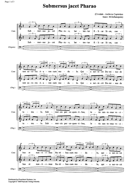 Submerus jacet Pharao