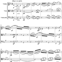 String Trio No. 4 in C Minor  Op. 9, No. 3 - Score