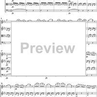 String Quartet No. 10 in E-flat Major, Op. posth. 125, No. 1 - Score
