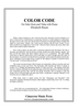 Color Code - Piano Score